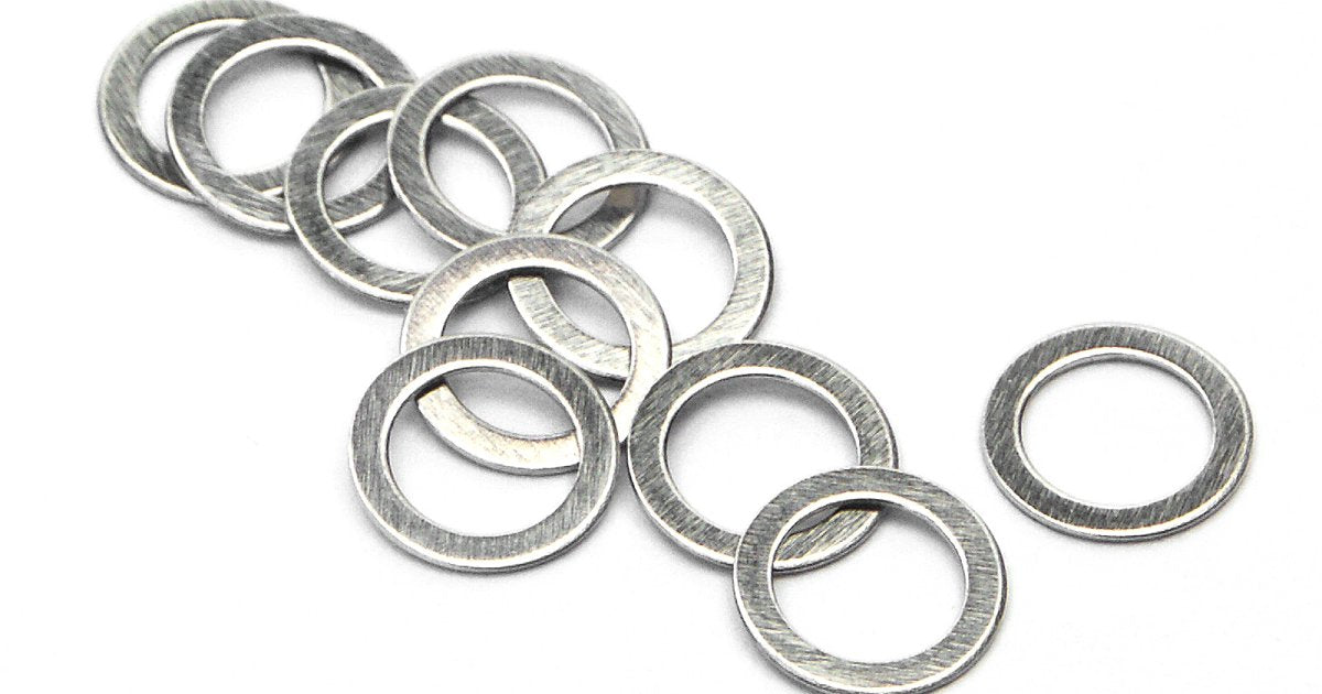 WASHER 4X6X0.3MM SILVER